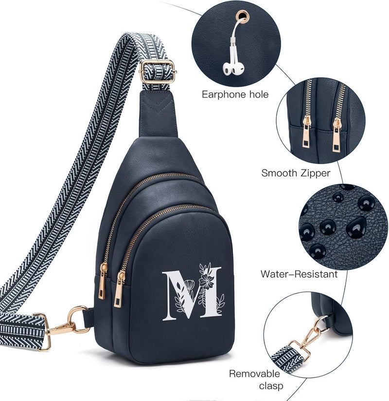 Viverte Crossbody Bags for Women Initial Sling Bag Cross Body Fanny Packs Personalized Gifts for Mom Women Wife - Image 4